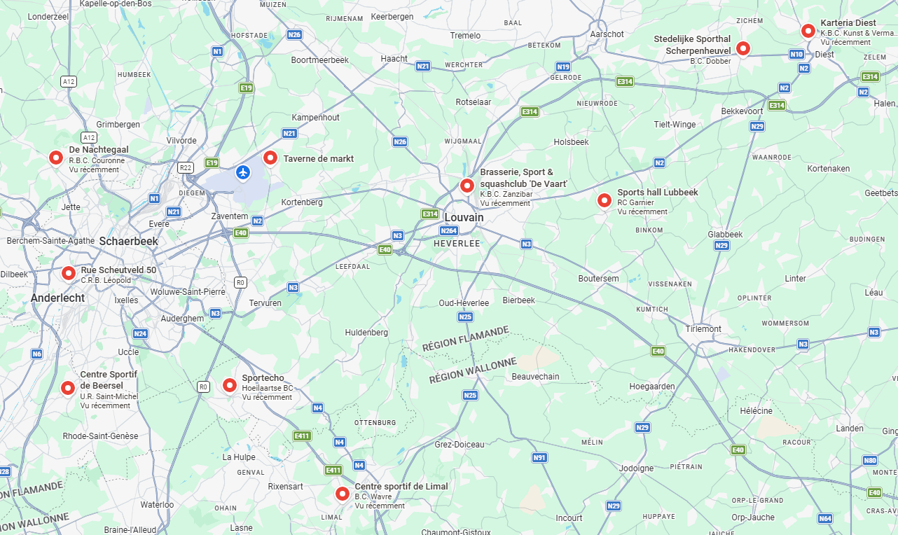 Clubs Gewest Babant - image_map